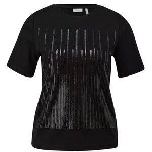 Black Sequin Women's Top